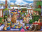 Bits and Pieces - 500 Piece Jigsaw Puzzle for Adults - Porch Pets Fun - 18" x 24" by Artist Mary Thompson