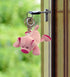 Puzzled Pig Plush Keychain, Soft Farm Life Animal, Pink Pig Charm Keyring, 4 Inches