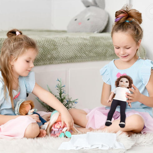 Litherr S 8 18 Inch 18 18 Inches Pcs Boy Doll T Shirt Clothes Sublimation Doll Outfits Accessories Classical Tee Shirts