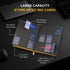 9 360 Card Guardian - Pocket Premium Black Binder with Zipper for Cards - Side Loading Pockets for Trading Card Games