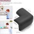 Baby Proofing Edge Corner Protector - 20.5 ft (18.1ft Edge + 8 Corners) Heavy-Duty Black Foam Guard