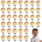 38 Pieces Wood Pacifier Clips, Natural Beech Wood Teething Grasping Toy Suspender Clips