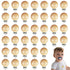 38 Pieces Wood Pacifier Clips, Natural Beech Wood Teething Grasping Toy Suspender Clips