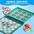 2-in-1 3 Magnetic Checkers & Tic-Tac-Toe Board Game | Travel Activities for Kids | Foldable Plane and Car Games |