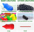 YSNYSN 24 1-3 Colors Toddler Crayons Non-Toxic, Unbreakable crayons for toddlers -, Easy to Hold