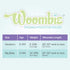 Woombie 14-19 lbs Original Baby Swaddling Blanket - Soothing, Cotton Baby Swaddle with Zipper - Wearable Newborn
