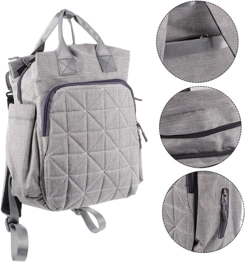 LIFKOME Backpack Outdoor Diaper Bag for Moms Portable Nappy Bag Stylish Design Great Organizer for Essentials