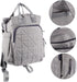 LIFKOME Backpack Outdoor Diaper Bag for Moms Portable Nappy Bag Stylish Design Great Organizer for Essentials