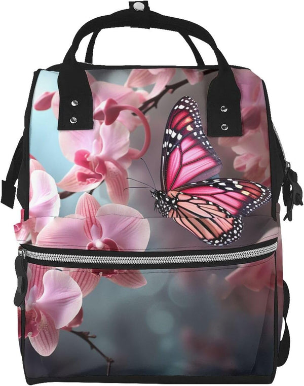 KHIRY Diaper Bag Nappy Backpack Baby Bag Koala and Butterfly Mummy Backpack Multifunction
