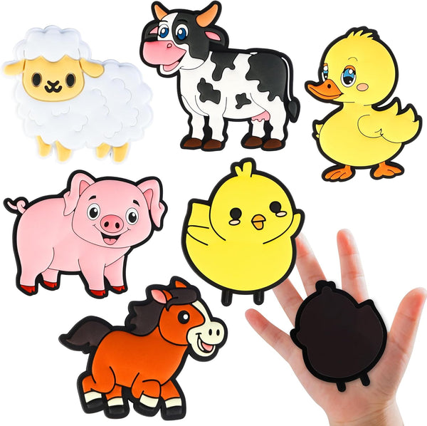 Refrigerator Magnets for Kids, Large Cute Farm Animals Fridge Magnets for Toddlers
