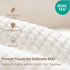 2-Pack 100% Leafy,32" 32") Konssy Muslin Hooded Baby Towels, Cotton, Ultra-Soft & Absorbent Baby Bath Towels with Hood