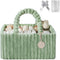 Blissful Diary Flannel Diaper Caddy Organizer, included Gift Packaging, Cozy Nursery Storage