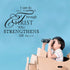 Inspirational Wall Decor Quotes Stickers - I Can Do All Things Through Christ Who Strengthens Me, Wall Decals for Rooms