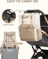 Backpack, LOVEVOOK Diaper Bag Large Capacity Portable Baby Bag with Foldable Diaper Changing Pad, Waterproof Baby