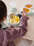 Set, 2 Pack, BabyBjoern Baby Plate Powder Green