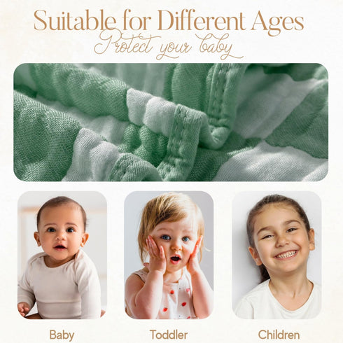 Ultra Soft Muslin Baby Blanket, Viscose from Bamboo and Muslin from Cotton, Versatile Swaddle and Bed Blanket for