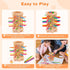 Centtechi 4-6-8, 36 3 4 5 6 2-6 Montessori Game Wooden Board Games for Kids Colorful Stick Math Educational Toys