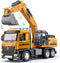 TAKGUD Excavator Toy for Boys 3-5 Year Old, 10.2" Digger with Lights and