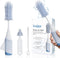 Swishine Baby Bottle Brush Set, Innovative Efficient Press-to-Spin Brush Cleaner - Includes Silicone