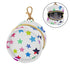 Star Round Pacifier Storage Case with Zipper, Portable Pacifier Case for Travel, Diaper Bag & Purse, Pacifier Container