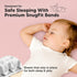 Pack 2-Pack 4-Pack Pack KeaBabies and Play Mini Crib Sheets and Muslin Swaddle Blankets for Baby Boys, Girls - Fitted
