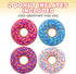 ArtCreativity Set of 2 Colorful 28 Inch Donut Tube Inflates, Durable Water Pool Toys for Kids, Birthday Party Supplies