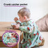 Tidy Tot Long Baby Bib, Mess Proof Long Sleeve Feeding Smock with Large Food Catcher Pocket, Waterproof