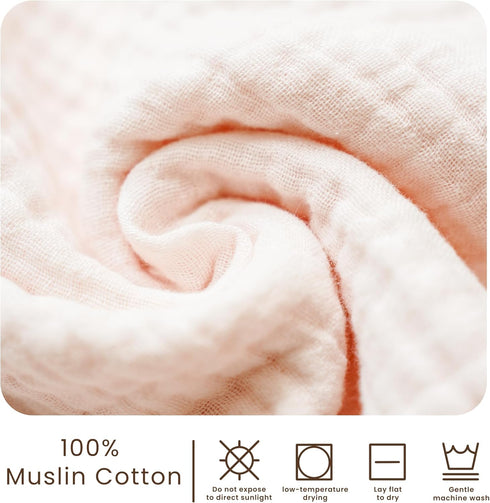 Sets 7 Pack 100% Konssy Muslin Baby Burp Cloths for Unisex- Soft Cotton Burping Clothes for NewbornBaby Girls and Boys