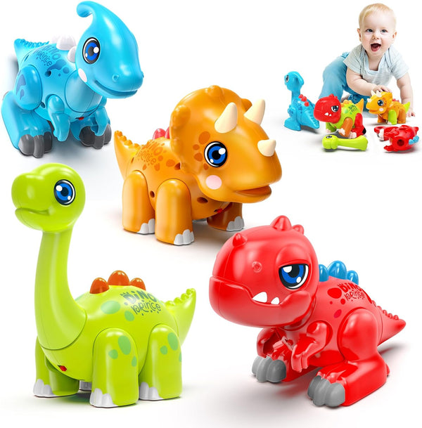Marstone Toddler Dinosaur Toys for 1 Year Old Boy Gifts: Educational Light