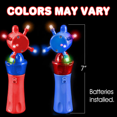 ArtCreativity Light Up Spinning Wand for Kids – LED Toy with Flashing Lights – Fun Spinner for Parties, Birthdays,