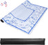 (31.5 31.5) TIASUSAN Large Blue Mahjong Mat x with Black Carrying Bag, Anti-Slip, Noise-Reducing Table Cover