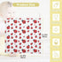 YETTASBIN 4 5 Pack Ladybugs Muslin Baby Hand Washcloths, Soft Cotton Bath Face Towel, Layers Extra Absorbent Feeding
