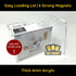 Deluxe Acrylic Case for English One Piece OP-04/OP-05/OP-06 Booster Box - Magnetic Top Loading Protection