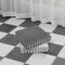 Flutesan 15 Pcs Winter Plush Puzzle Foam Floor Mat Interlocking Carpet Tiles