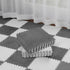 Flutesan 15 Pcs Winter Plush Puzzle Foam Floor Mat Interlocking Carpet Tiles