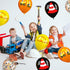 60Pcs 12 Inch Construction Balloons, Orange Black Yellow Truck Construction Party Latex Balloons for Kids Boy Girl