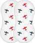 Mazeann 2 Pack Airplanes Planes Burp Cloths Baby Boys Girls Absorbent Soft Cotton Burping Cloths Rags