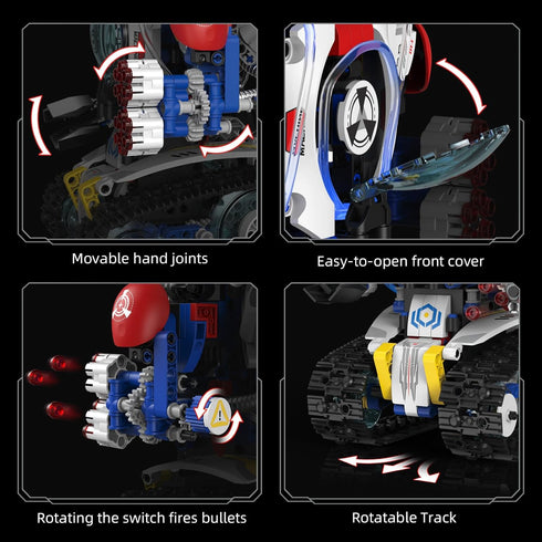 5 1 8-12,Remote Programmable (603 in Robot for Kids Ages Control & APP Robotics, Eye Coding Toys-DIY Building Science
