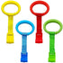 4 Pcs Baby Playpen Pull Up Rings, Crib Assistant Rings for Baby Walking Exercises, Cot Hanging Rings