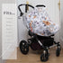 Rquite Car Seat Covers for Babies, Baby Car Seat Canopy Carrier Cover, Stretchy Multi-Use Infant Carseat Stroller Cover