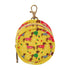 Christmas Dog Round Pacifier Storage Case with Zipper, Portable Pacifier Case for