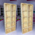 Eledoll Dollhouse Furniture Wood 2x5 Grid Shelf for Collectible Miniatures 1:6 Scale, 11.5 inch Fashion Doll Wardrobe,