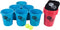 Hey! Play! Large Beer Pong Outdoor Game Set: 12 Buckets, 2 Balls, Tote Bag for Kids & Adults