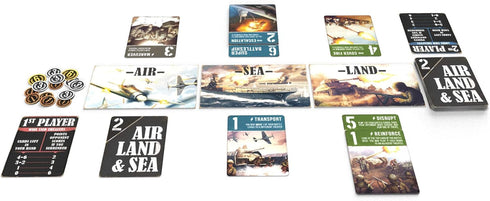 2 14+ Air, Land & Sea Strategy Card Game by Arcane Wonders | Tactical Military Battle Game with Hidden Deployment