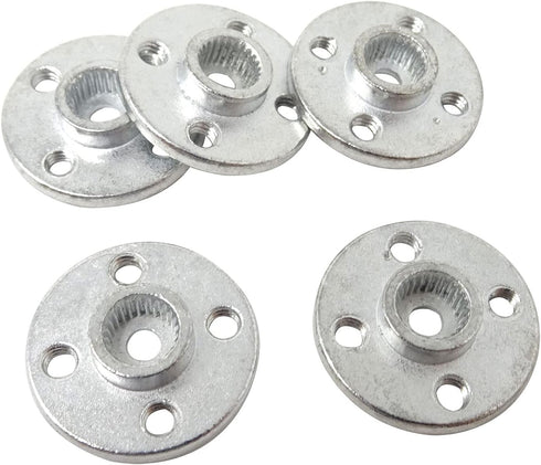 Honbay 6PCS 25T Metal Servo Arms Horn Aluminum Round Standard Servo Disc with Screw for RC Robot Boat Car Airplane