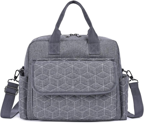 Diaper Bag Tote, Multifunction Travel Baby Changing Bag for Mom