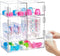 BrightRow Baby Bottle Organizer Clear Stackable Baby Bottle Storage 5 Pack Space-saving Acrylic