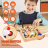 19 1 2 3 1 2 3 Busy Board with LED Light Switches, Montessori Toys for Years Old, Wooden Sensory Board, Toddlers