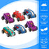 12 Pieces Wood DIY Car Toys, Unfinished Wooden Cars, Crafts for Students Home Activities, Easy Woodworking Set