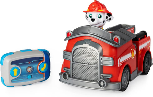Paw Patrol Marshall Remote Control Fire Truck with 2-Way Steering for Kids Aged 3 and Up